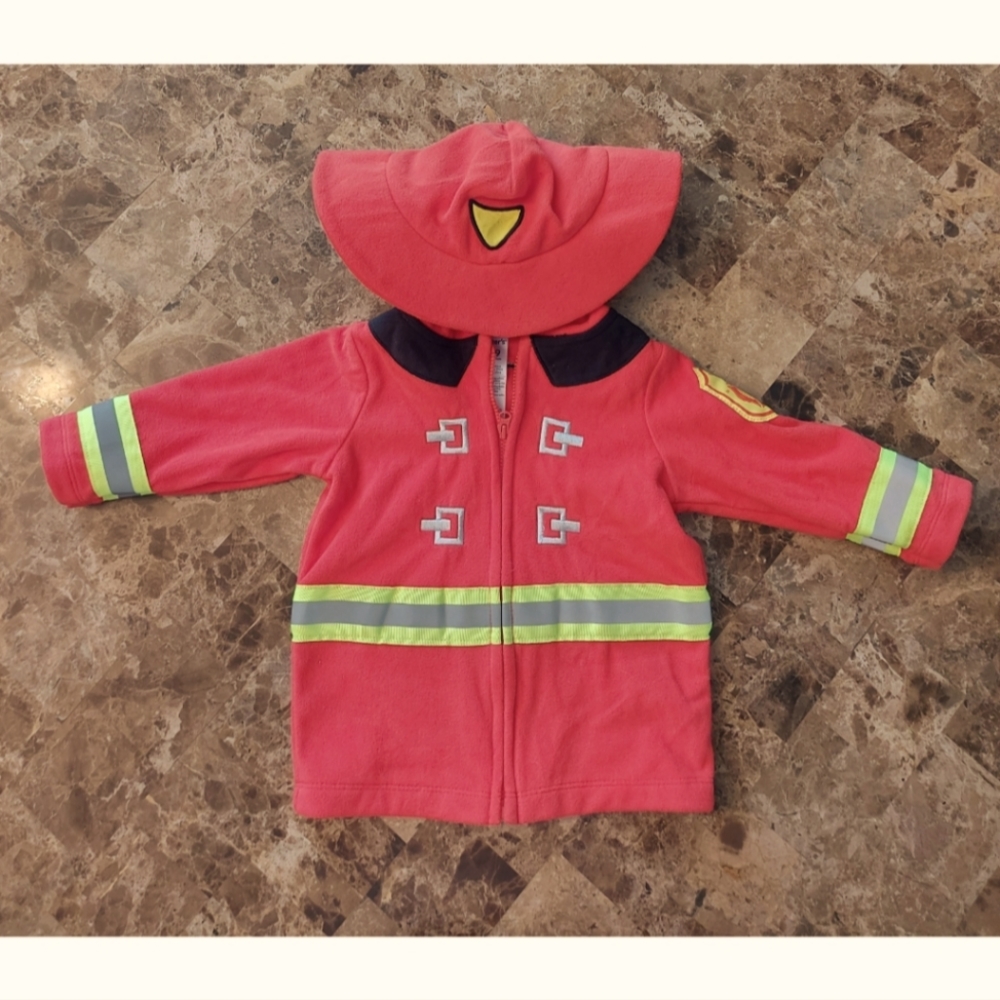 Carters firefighter jacket, size 6-9 mos